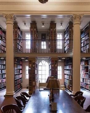 The library reading room at the Maryland Center for History & Culture in Baltimore