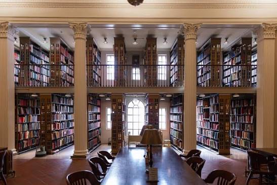 The library reading room at the Maryland Center for History & Culture in Baltimore