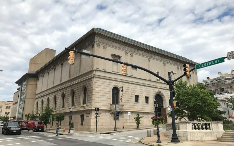 The Walters Art Museum, a Beaux-Arts building on North Charles Street